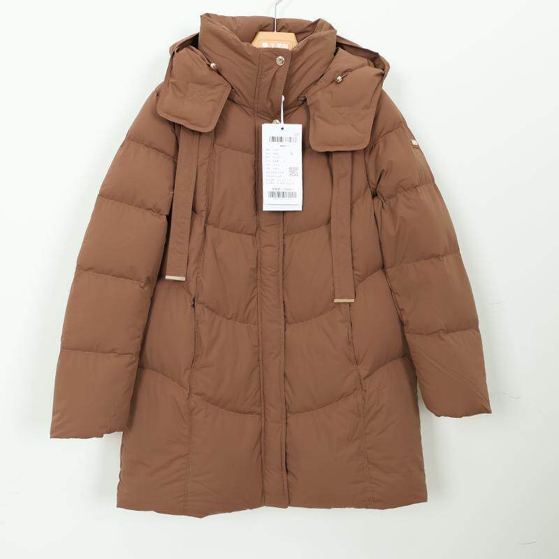 千仞岗羽绒服专柜正品商场同款鹅绒服女2024年冬新款中长Y309732Y