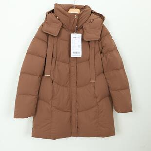 千仞岗羽绒服专柜正品商场同款鹅绒服女2024年冬新款中长Y309732Y