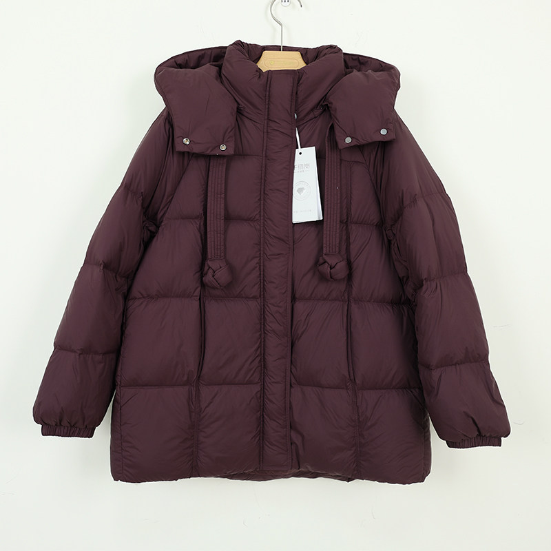 千仞岗羽绒服专柜正品女2026年冬新款泡芙中长A字版加厚Y319151Y