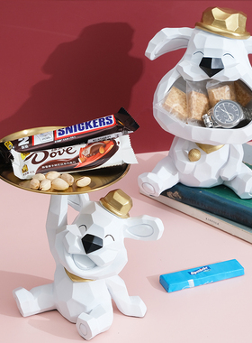 斯堪的纳维亚无障碍豪华风格乔迁礼品入口钥匙存储饰品家居装饰创