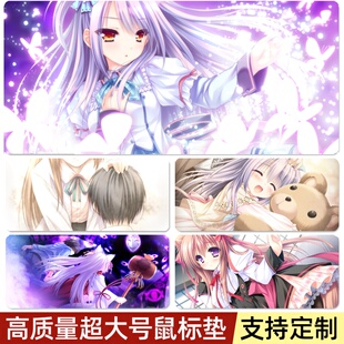 游魂鼠标垫超大号动漫定制泉户琥珀西条绯文电竞女生家用游戏桌垫