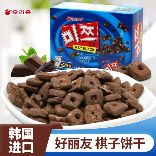 韩国进口好丽友棋子饼干