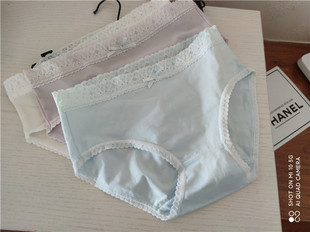 大码 中高腰全棉档透气包臀无痕内裤 外贸微瑕疵女士纯棉内裤 特价
