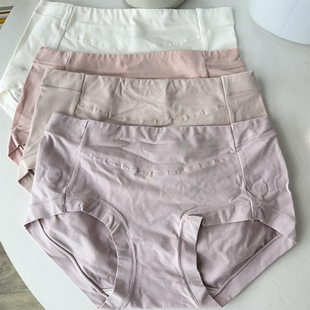 透气收腹内裤 中腰包臀大码 外贸出口 高品质60支女士纯棉内裤 特价