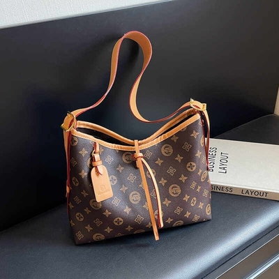 CITEX LV女包官方旗舰店复古老花腋下包包女2025新款大容量通勤托