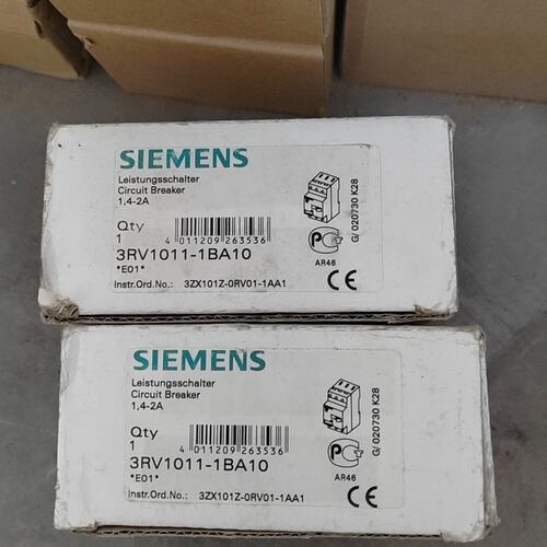 西门子3RV1011-1BA10断路器，，带原全新二手都有现货