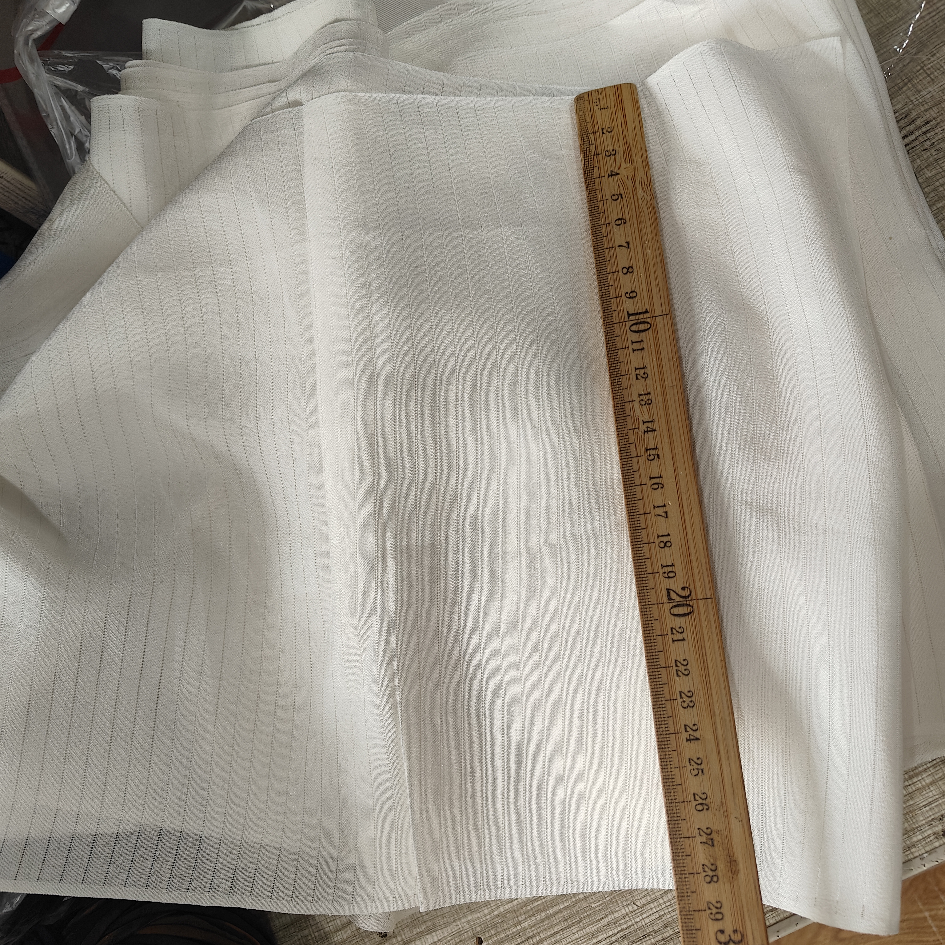 重磅真丝100%横萝正绢布料 28Cm小幅宽麻纱皱布料 时装精品面料