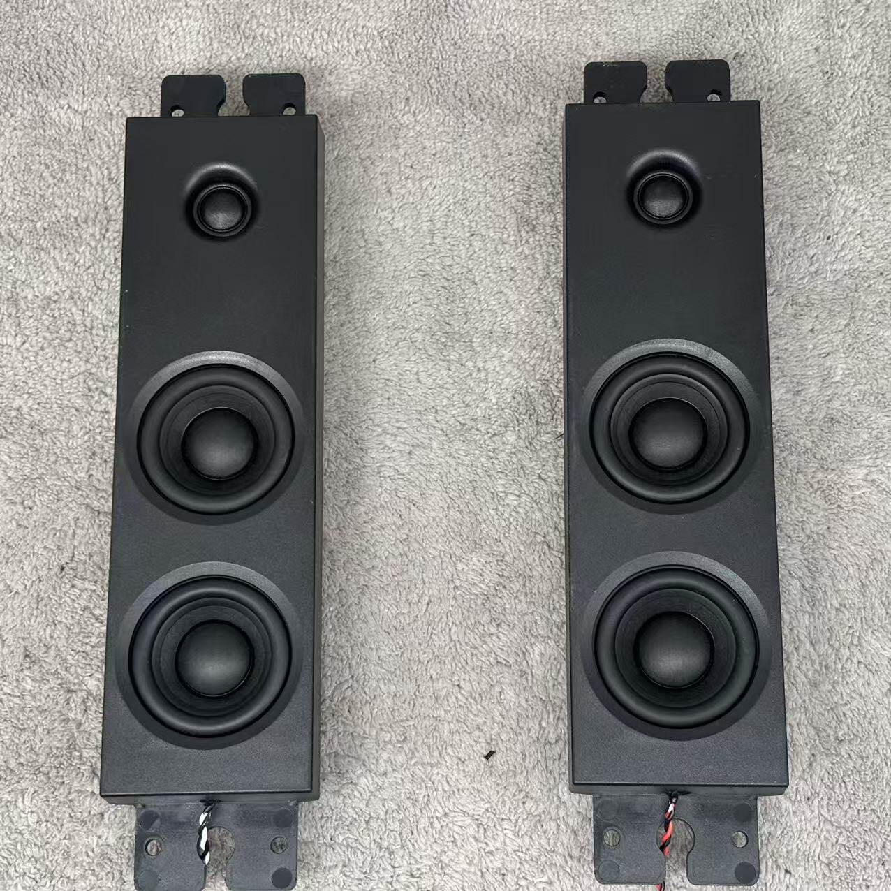 高音质2寸二分频三喇叭桌面无源音箱音响 8欧20W DIY双低音音箱