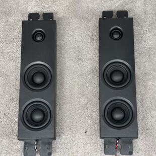 高音质2寸二分频三喇叭桌面无源音箱音响 8欧20W DIY双低音音箱