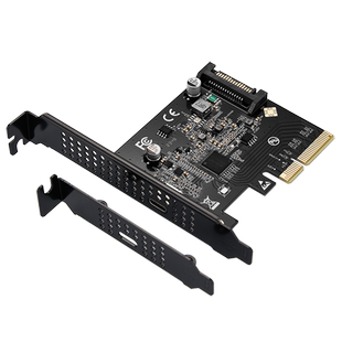 乐扩PCIEX4转TYPE C20GbpsUSB3.2gen2*2扩展卡转接高速读卡器CFB