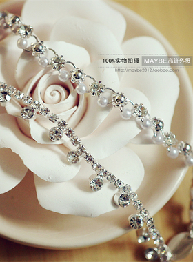 韩国文艺风森女系原宿闪钻手链