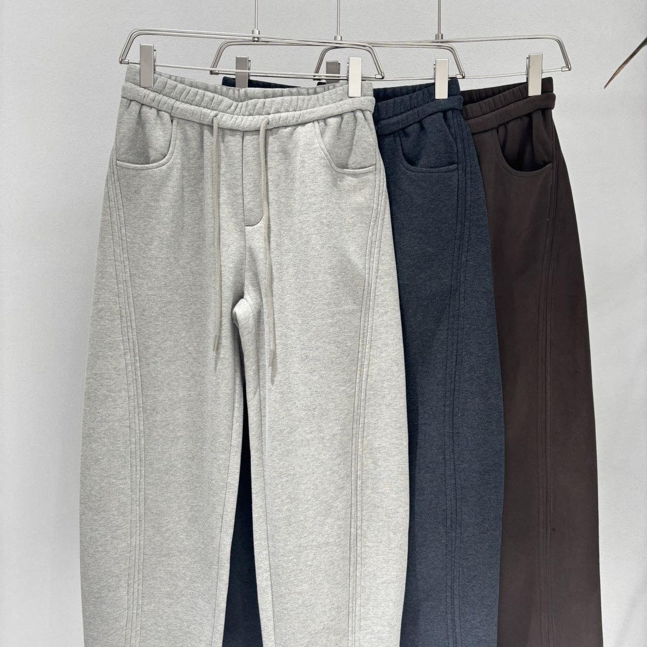 冬季新款美式休闲弯刀裤