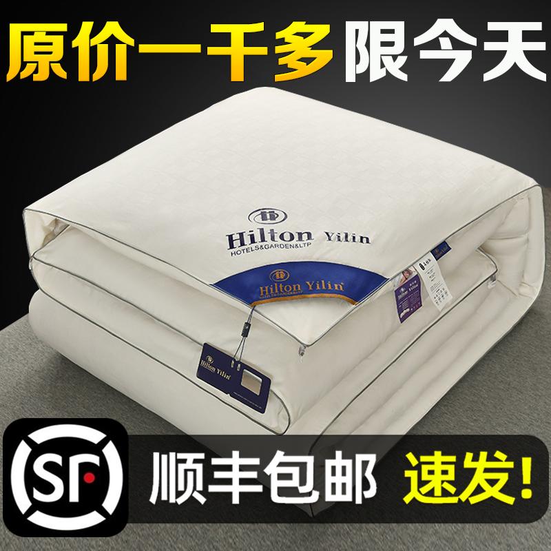 正品酒店95%桑蚕丝春秋被