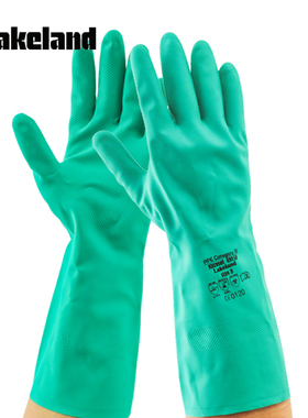 雷克兰EN15F丁腈防化学手套耐酸碱防腐蚀防护手部汽油内衬  EN22L