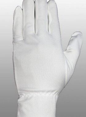 超细无尘布手套白色纤维手套礼仪珠宝文玩盘珠钟表演车间古董