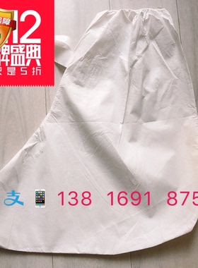 鞋套 透气膜材质靴套 高帮白色 医学防化  防水长筒靴套