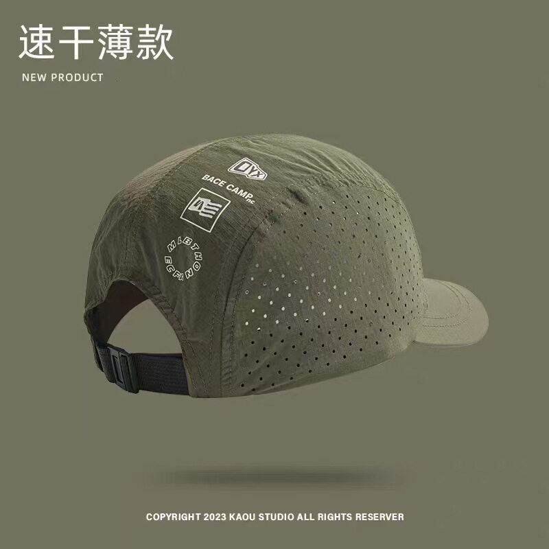夏季短檐速干透气防晒鸭舌帽
