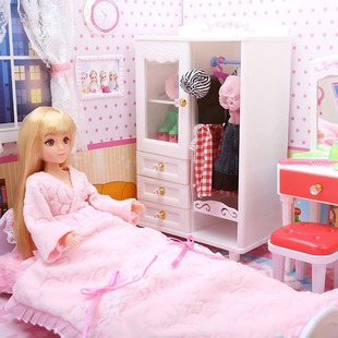 比娃娃套装 梦想豪宅女孩公主玩具房子仿真过家家别墅屋 芭2023新款
