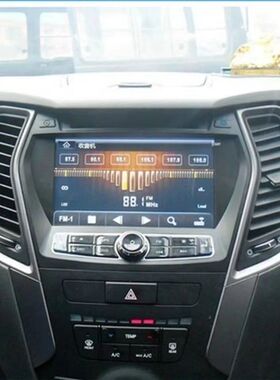 0910111213141516款现代新胜达IX45 IX25原装DVD导航仪一体机