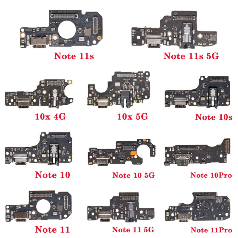 适用红米10X Note 10 Pro 10s尾插小板 11S 5G USB充电口送话器-封面