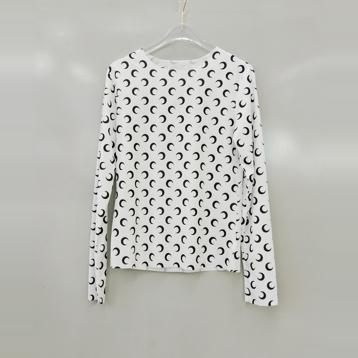 冰丝月亮印花薄款防晒打底衫