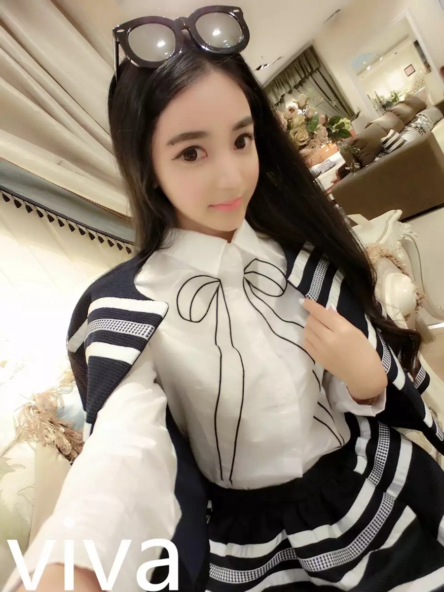 小香风针织条纹西装套装