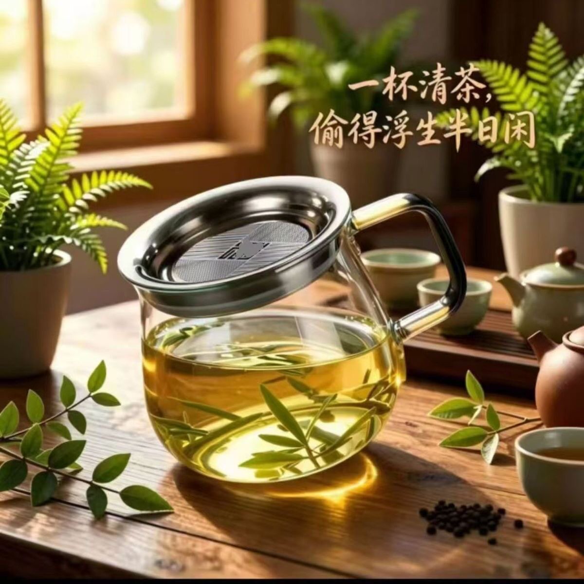 玻璃公道杯带茶漏一体家用办公茶水分离倒茶器简约小青柑泡茶神器图片
