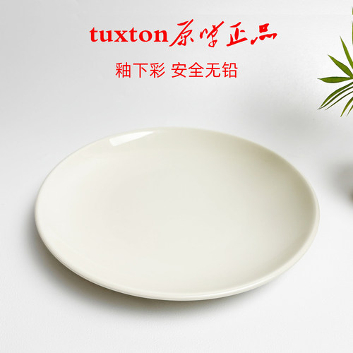 tuxton陶瓷盘子家用2025新款高颜值陶瓷盘子釉下彩餐盘汤盘圆盘