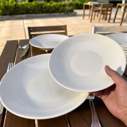 美国德士敦浅盘高颜值陶瓷盘子