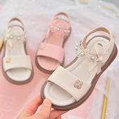 2026夏季 露趾软底防滑洋气小女孩公主鞋 新款 子宝宝童鞋 鞋 儿童凉鞋