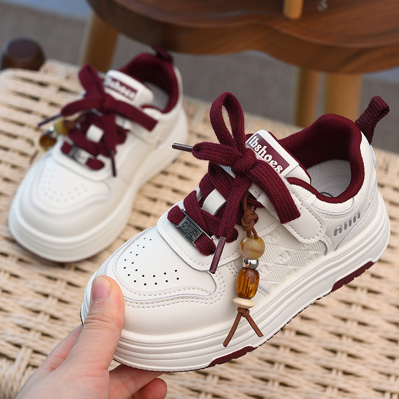 女童板鞋时尚学生运动休闲鞋女2025春秋新款软底儿童童鞋男童鞋子