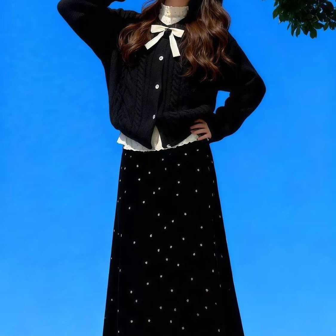 韩系休闲简约气质新款时尚套装