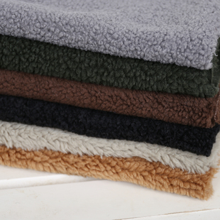 加厚羊羔毛绒布料内衬服装里布毛绒鞋帽保暖里衬手工diy面料包邮