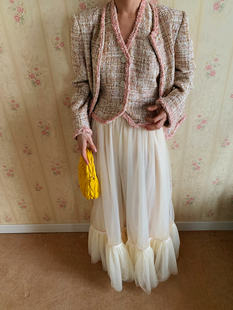 重工小香两件套马甲 短外套秋冬 外套女千金法式