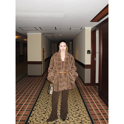 韩国私服灯芯绒高腰喇叭裤女时尚百搭显瘦显高休闲长裤2026春新款