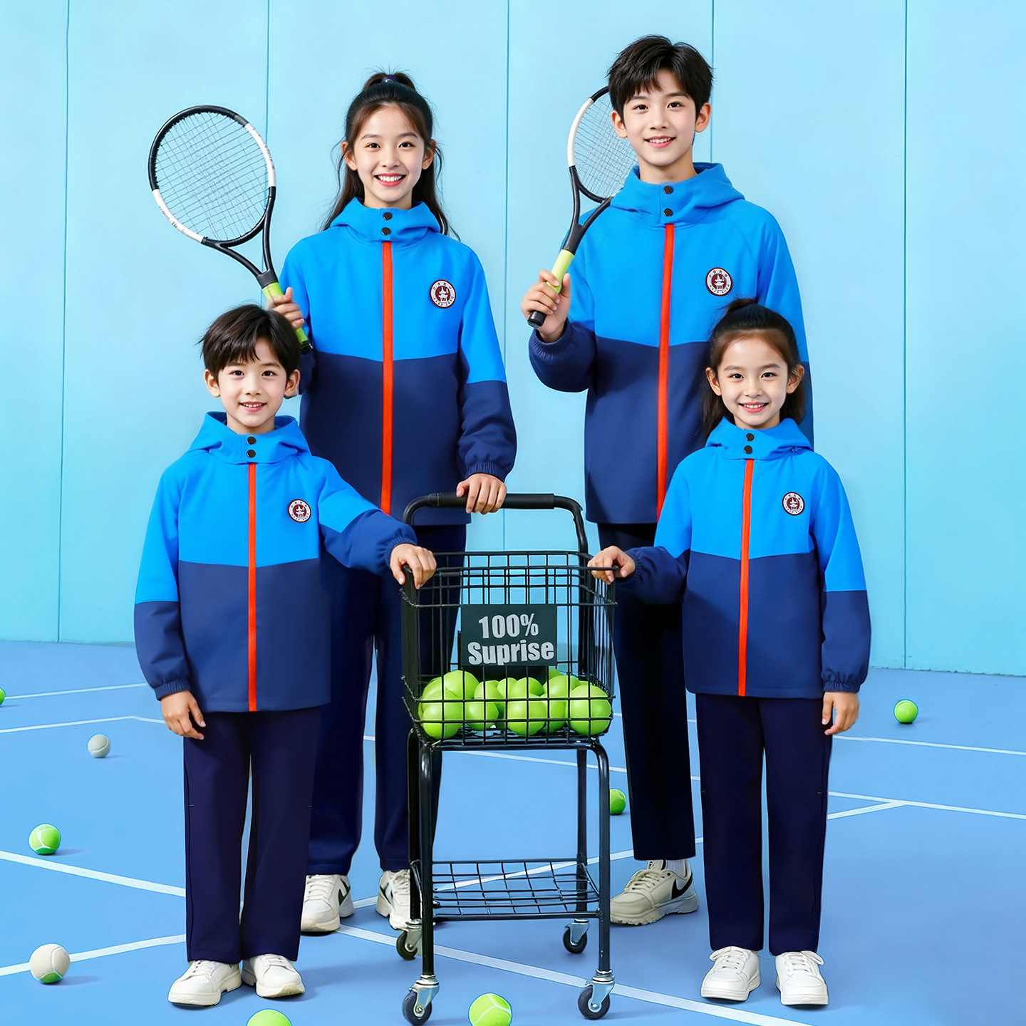 江西抚州中小学生冬季校服冲锋衣