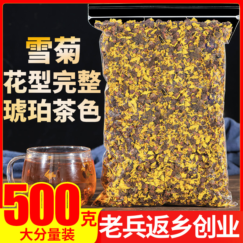 雪菊500g正品新疆雪菊茶花天山血菊另售特级野生西藏昆仑胎菊花茶-封面