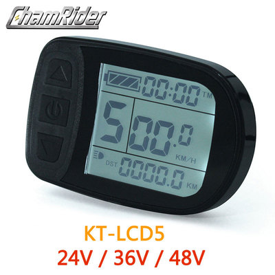 电动自行车仪表24V36V 48V LCD5液晶显示屏ebike Display厂家直销