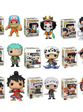 funko pop 海贼王航海王ONE PIECE索隆 罗罗诺亚路飞手办玩具模型