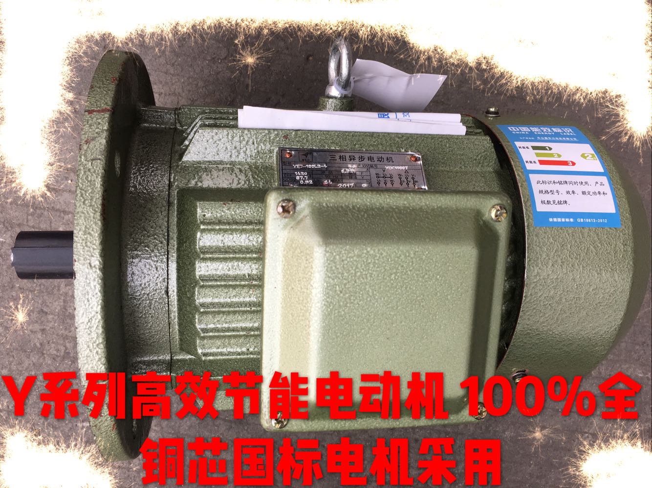 国标全新全铜南京光鹿Y系列三相异步电机电动机Y100L2-4四川成都