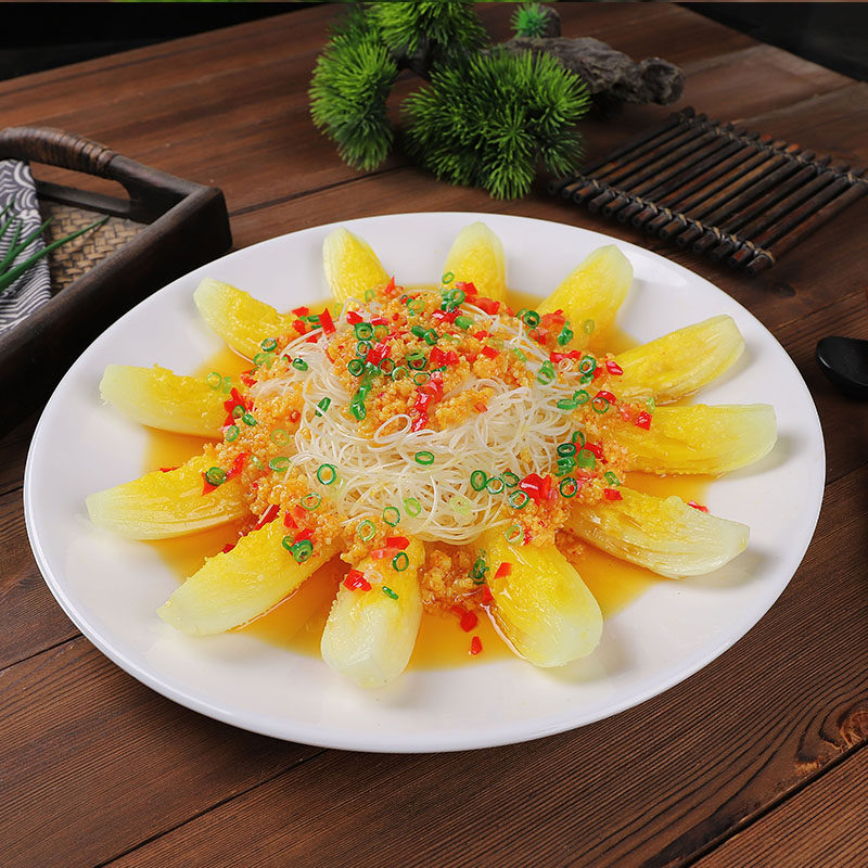 仿真菜品蒜蓉粉丝娃娃菜食品食物模具中餐美食样品定制假菜品菜肴