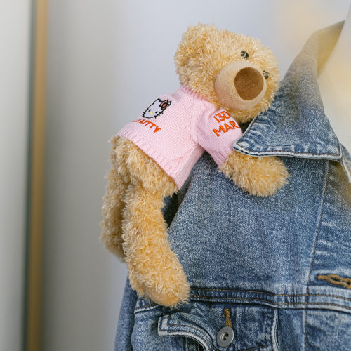 kitty猫毛衣公仔小熊胸针玩偶