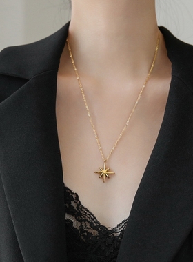 洗澡不用摘小众轻奢八芒星