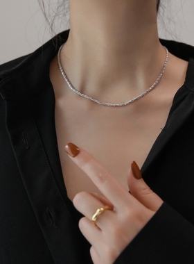 洗澡不用摘亮闪满天星CHOKER项链