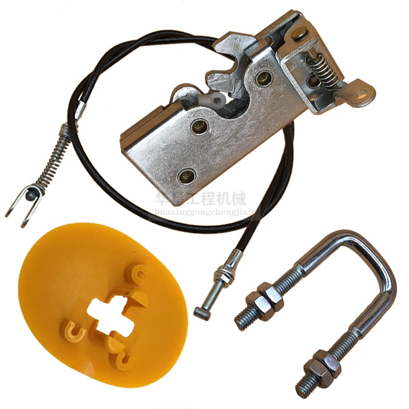 挖掘机夏工822门锁拉线 柳工915C/906D/922/150反扣锁定位锁盖