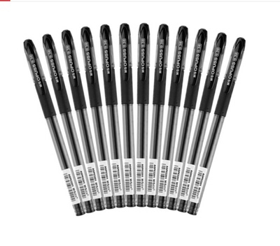 包邮晨光黑色全0.38针管黑水晶