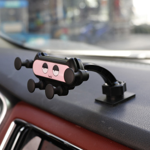 发威猫仪表台360度旋转车载手机支架汽车用可爱女车上支撑导航架