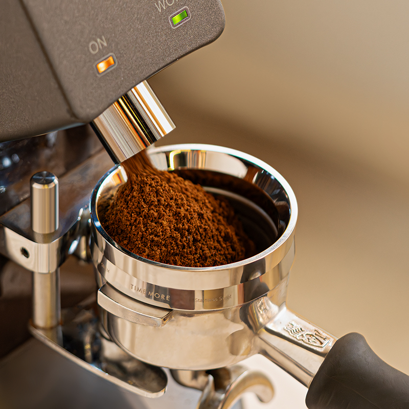 泰摩光环接粉环 意式咖啡粉接粉器 意式磨豆机接粉环 防飞粉58MM