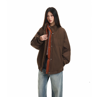 水曜日定休双面穿90白鸭绒复古羽绒服男冬季保暖男士冬装外套宽松