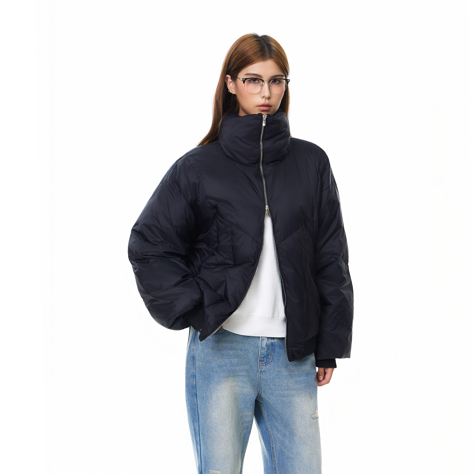 冬日慵懒风！oversize羽绒服